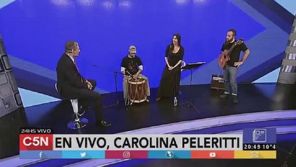 VIDEO: El show de Carolina Peleritti en C5N