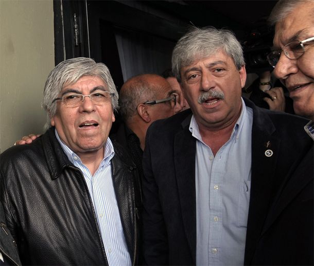 Hugo Moyano ratificó su alianza con Eduardo Buzzi