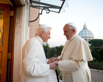 El mensaje de Benedicto XVI por el cumpleaños 80 del papa Francisco
