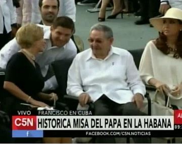 VIVO: Francisco oficia una misa en Cuba con la presencia de Cristina