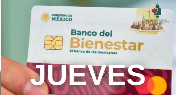 Quiénes reciben su pago de Pensiones del Bienestar este jueves.