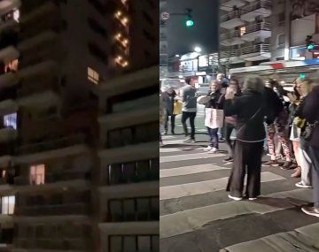 Cacerolazos y protestas en CABA durante la cadena nacional de Milei