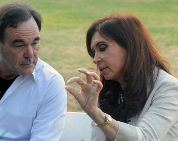 Oliver Stone y Cristina Kirchner