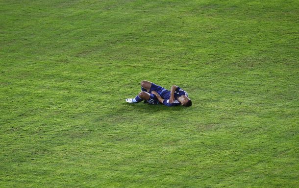 Preocupación: el Kun Agüero sufrió un traumatismo en el hombro izquierdo