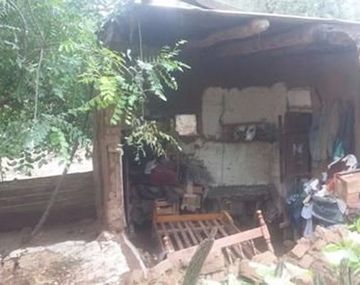 Así quedó la casa de la mujer que murió en Salta