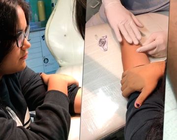 Rocío Rial se realizó su primer tatuaje