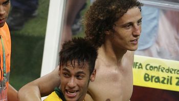 el mensaje de david luiz a neymar: esta copa va a ser para vos el mensaje de david luiz a neymar: esta copa va a ser para vos