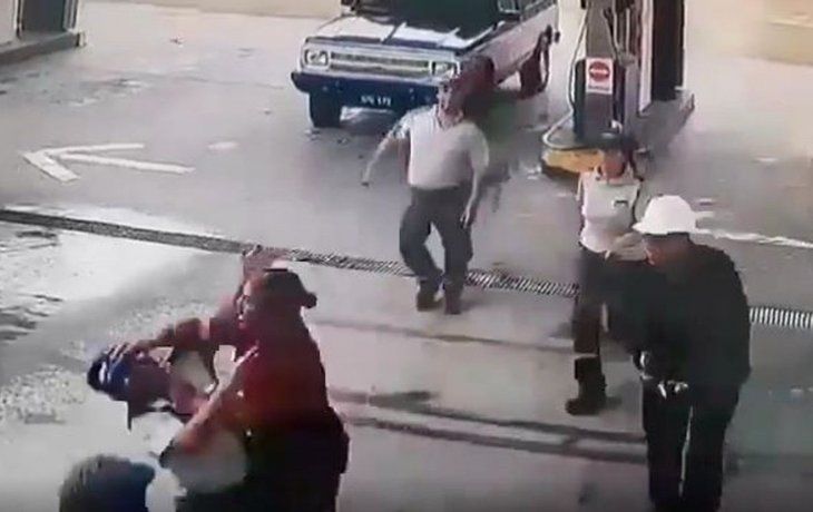 Bragado: golpeó a playero en una estación porque no quiso cargarle GNC