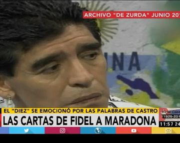Las cartas de Fidel a Maradona