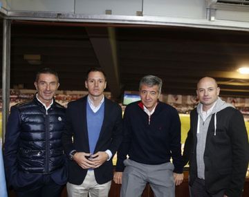 Dirigentes de Atlético de Madrid no se perdieron el Superclásico copero
