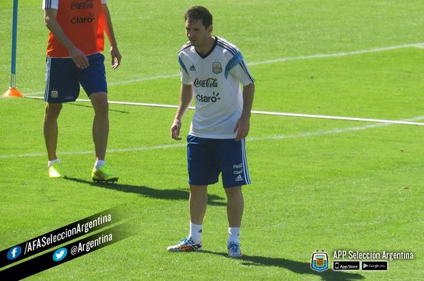 La Selección se entrenó por primera vez en Belo Horizonte con el debut en la mira