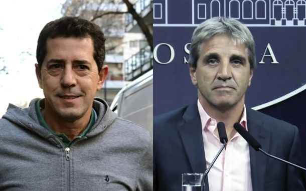 Wado de Pedro y Luis Caputo. Wado de Pedro y Luis Caputo.