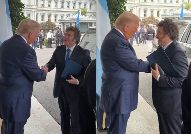 El halago que no se vio: qué le dijo Javier Milei a Donald Trump tras arribar a la Casa Blanca