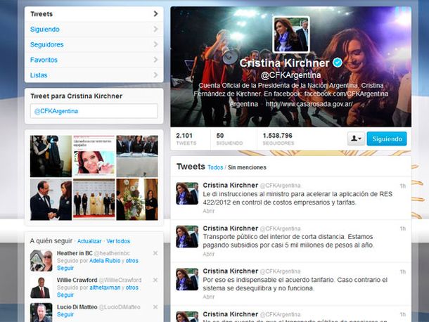 CFK le metió presión a Macri antes de la reunión por la tarifa