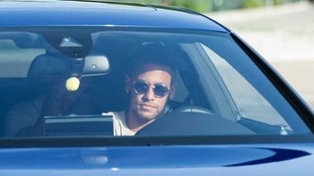 Así se iba Neymar Jr. del entrenamiento del Barcelona Así se iba Neymar Jr. del entrenamiento del Barcelona