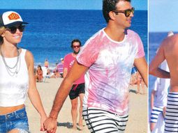 Zámolo, feliz con su nuevo novio en Punta del Este