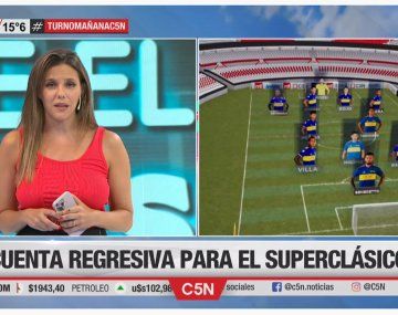 Luciana Rubinska te adelanta por C5N cómo formarán River y Boca en el Superclásico