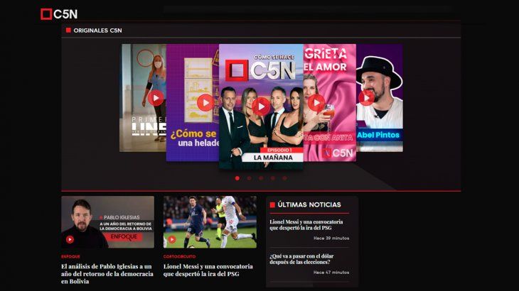 Lanzaron el portal de noticias C5N.com