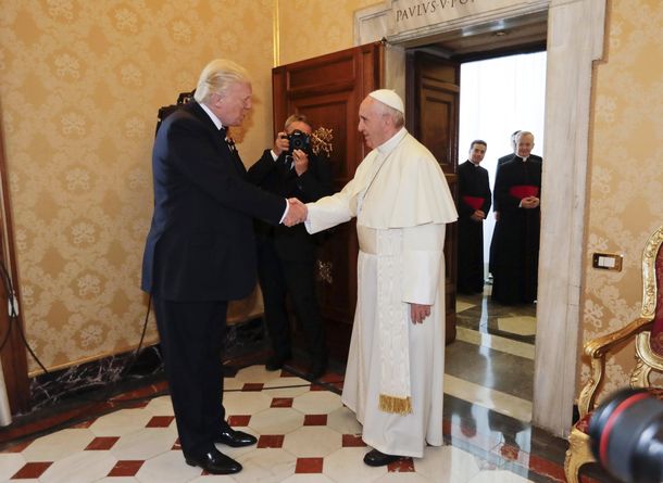 El encuentro del Papa Francisco y Donald Trump en fotos