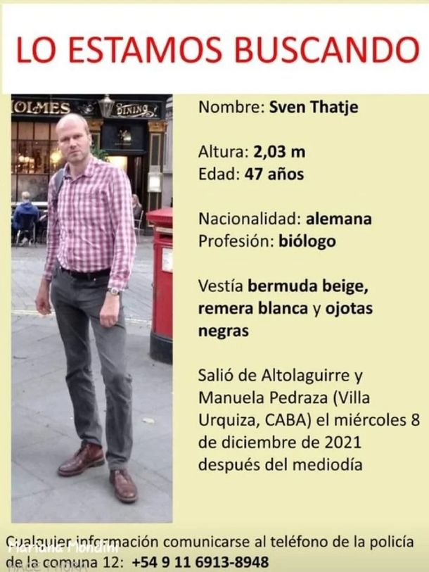Encontraron al biólogo alemán que había desaparecido en Buenos Aires en extrañas circunstancias