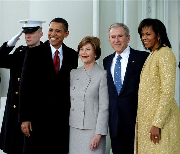 Obama y Bush