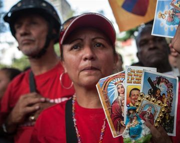 Venezolanos salieron a las calles por la salud de Chávez