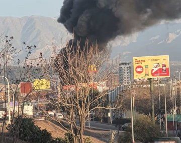 Incendio en un comercio en Mendoza