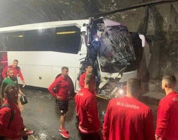 Grave accidente de la Selección de Bulgaria: chocó micro que transportaba a parte del equipo