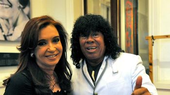 CFK con la Mona Giménez CFK con la Mona Giménez