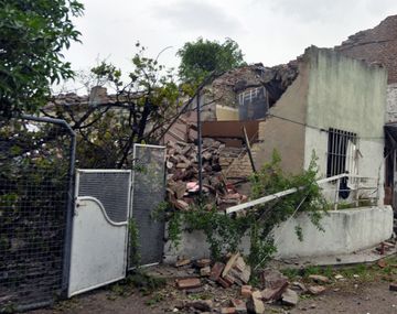 Temporal trágico: se derrumbó un paredón y murió una nena de 2 años