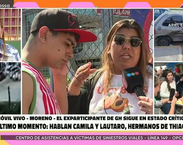 Tenso cruce en vivo: Camilota se quebró tras una pregunta de Analía Franchín y dejó el móvil
