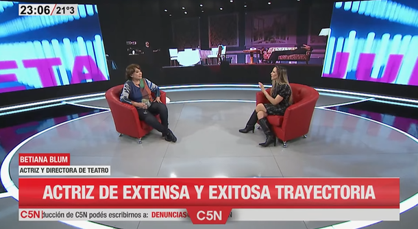 Betiana Blum y su secreto para manterse joven a los 83 años