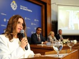Karina Rando, ministra de Salud Pública de Uruguay. Karina Rando, ministra de Salud Pública de Uruguay.