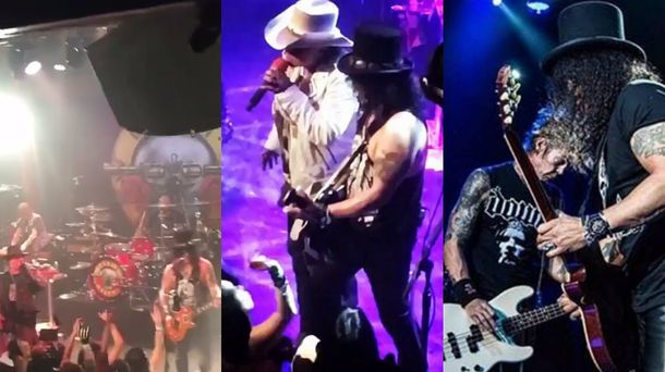 Guns n Roses dio un show sorpresa con su formación clásica tras 23 años