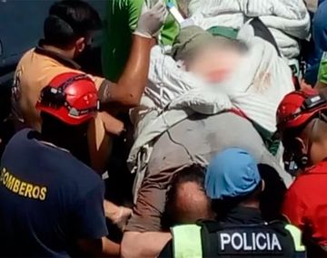 Tuvo un terrible accidente y sus hijos piden insumos médicos a cambio de trabajo