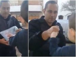 El gesto de Cristian se viralizó. El gesto de Cristian se viralizó.