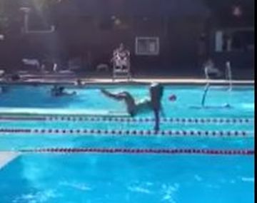 Una nena que se prepara para las olimpíadas del futuro