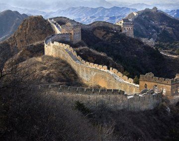Se derrumbó una parte de la Gran Muralla China por un terremoto