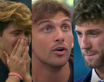 Marcos, Bautista y Tato, ganadores de Gran Hermano 2023, 2024 y 2025, respectivamente.