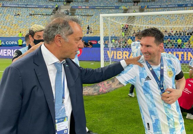 Promesa cumplida, el gol de Daniel Scioli en Twitter