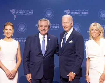 Alberto comenzó su agenda en la IX Cumbre de las Américas