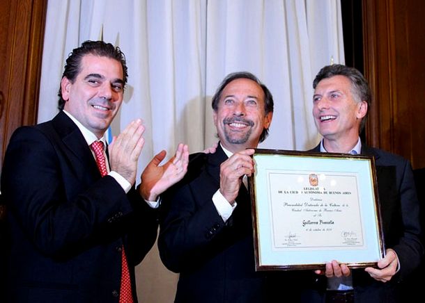 Francella fue declarado Personalidad Destacada de la Cultura