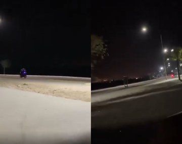 Video: un adolescente murió cuando corría una picada con su moto