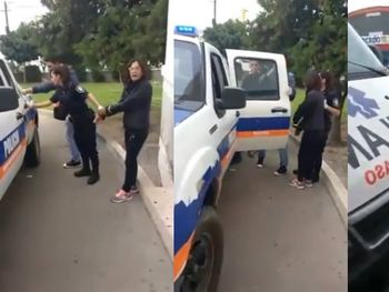 Detuvieron a la mujer por querer trasladar a su marido