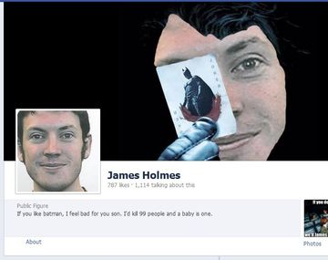 Página en Facebook dedicada al autor de la masacre en Denver
