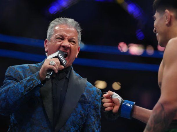 Bruce Buffer, histórico presentador de la UFC, le puso fecha de vencimiento a su carrera