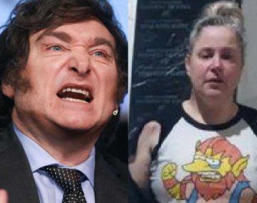 El insólito posteo de Milei tildando de kirchnerista a la libertaria que fue con un cuchillo al acto