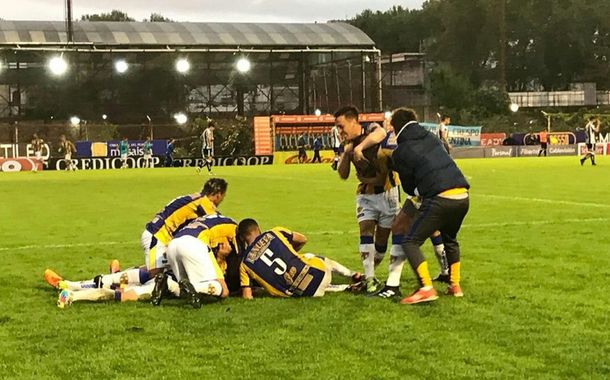 Delirio de los jugadores de Atlanta tras la remontada histórica