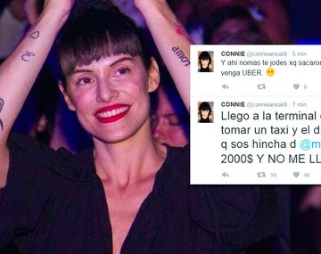 Un taxista no quiso llevar a Connie por sus ideas políticas