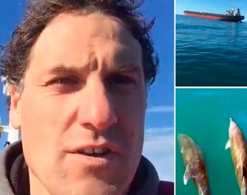 Encontró delfines raros y transmitió por las redes